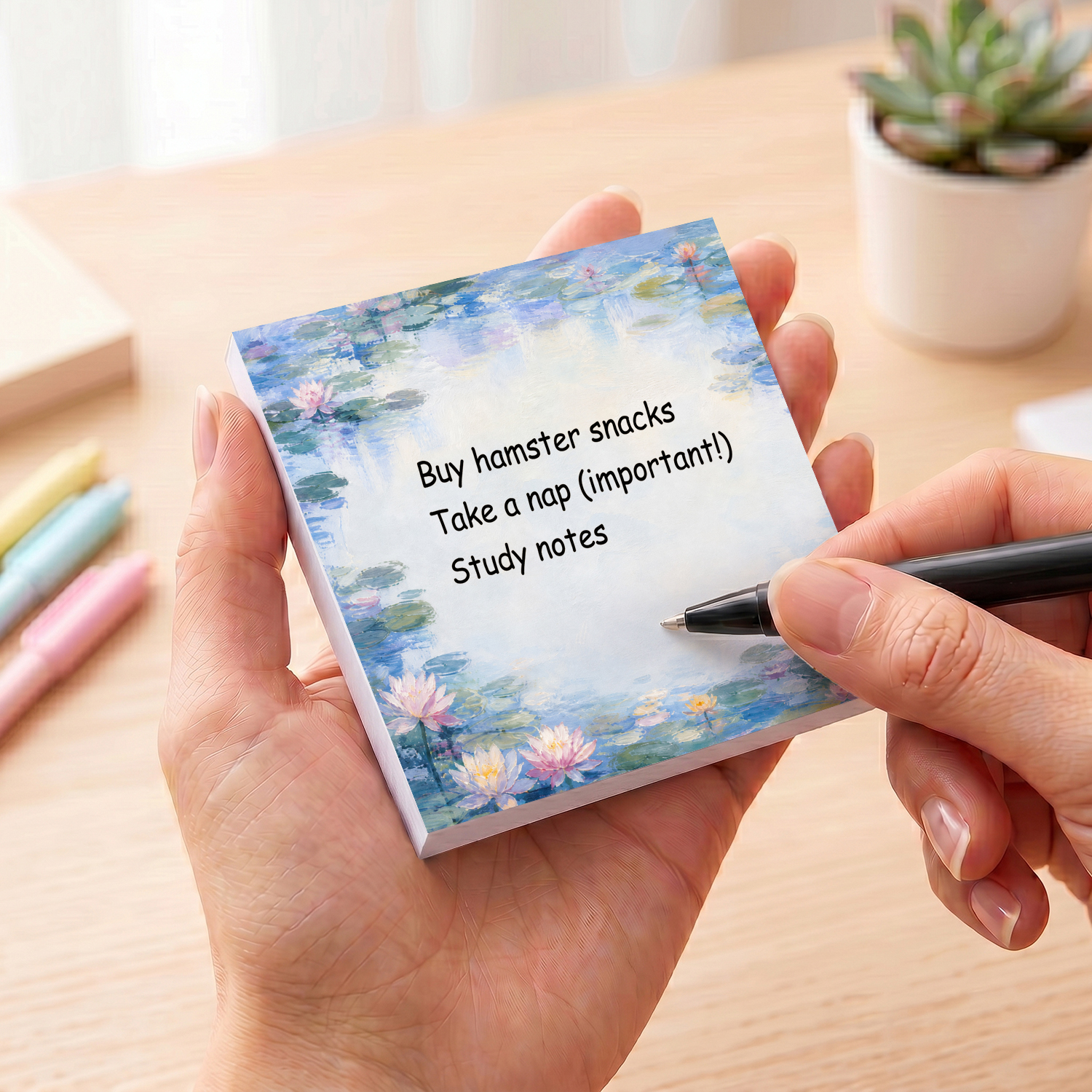 4pcs Impressionist Floral Stic – обзор и цена Total Stationery & Office Supply