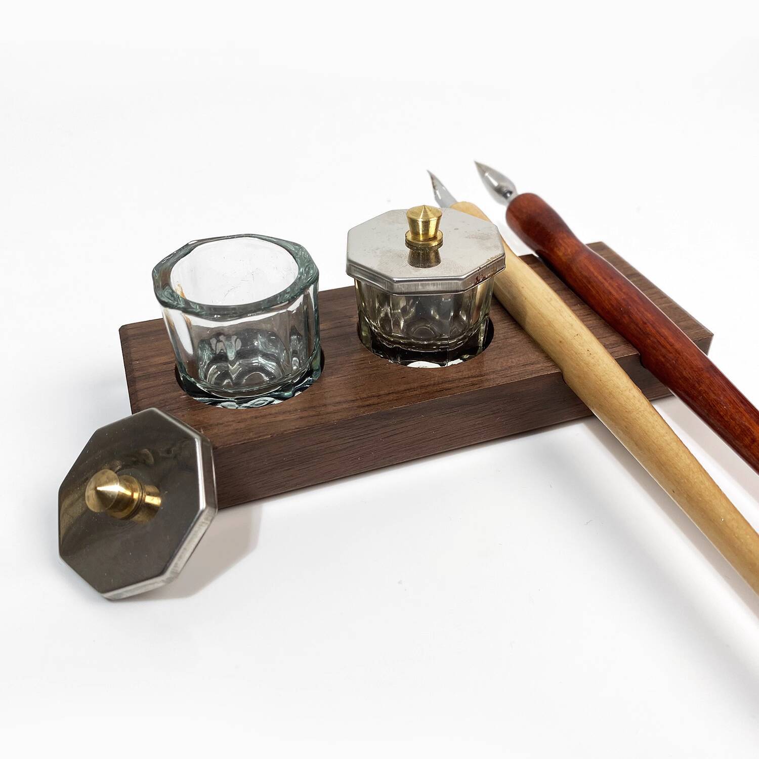 Ink Base Pen Rest Wooden Stand – обзор и цена Calligraphy Ink Bottle