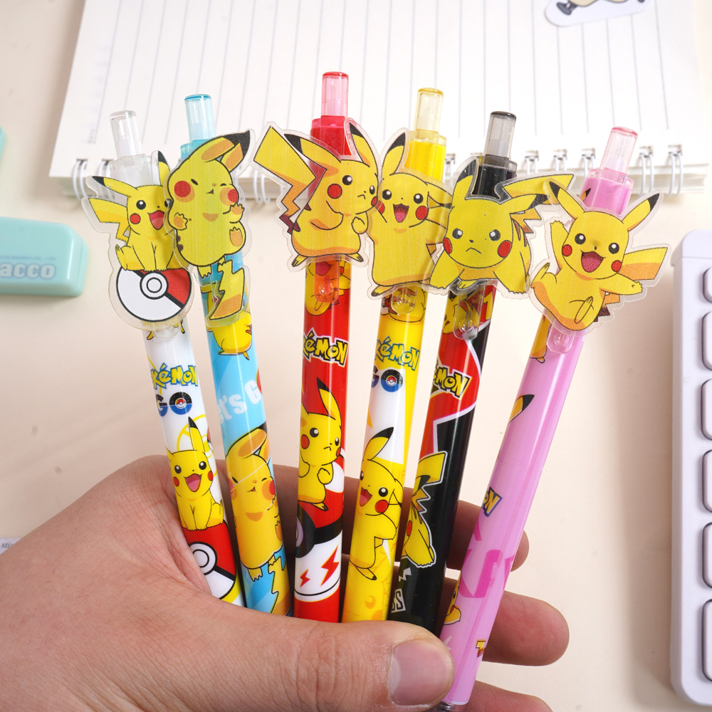 6Pcs Anime Pokemon Pikachu Pus – обзор и цена Office Supply Office Stationery Items
