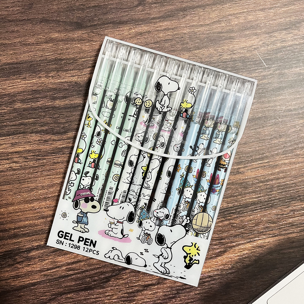 12pcs Snoopy Premium Erasable  – обзор и цена Stationery Supply