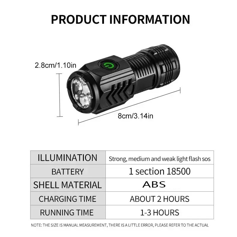 Mini 3LED Flashlight With Pen  – обзор и цена Stationery Supply