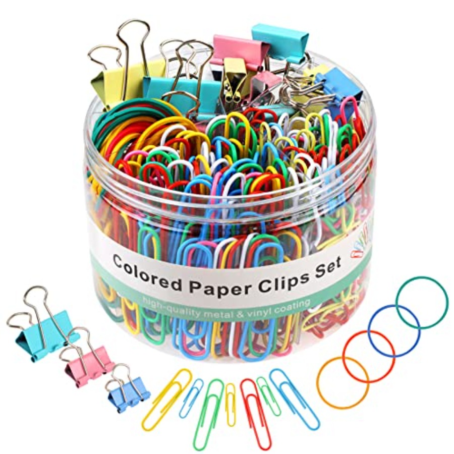 300 Pcs Binder Clips, Rubber B – обзор и цена Binder Clip Assorted