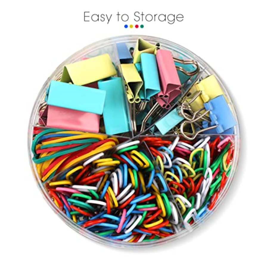 300 Pcs Binder Clips, Rubber B – обзор и цена Binder Clip Assorted