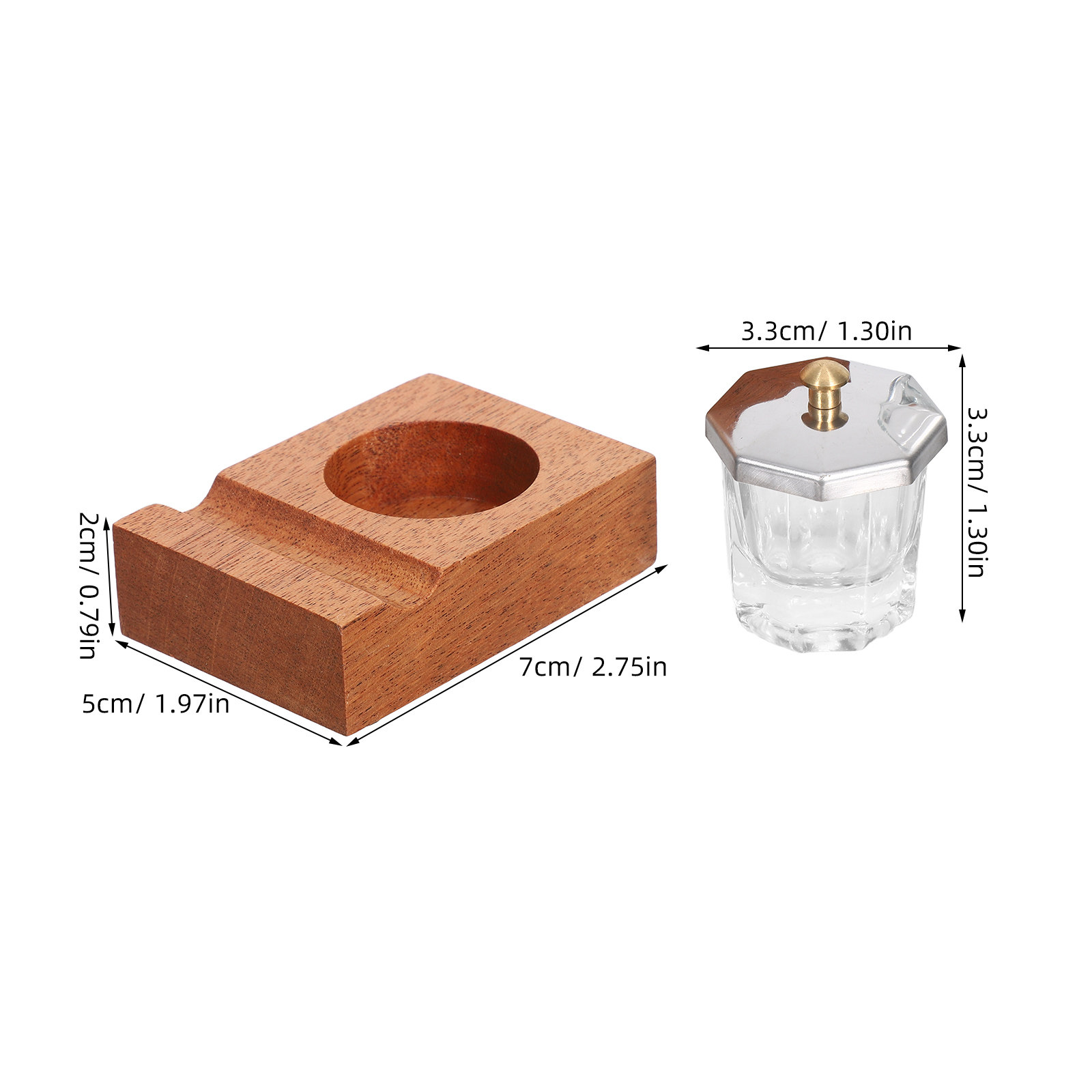 1Set Minimalist Sapele Wood Di – обзор и цена Calligraphy Ink Bottle