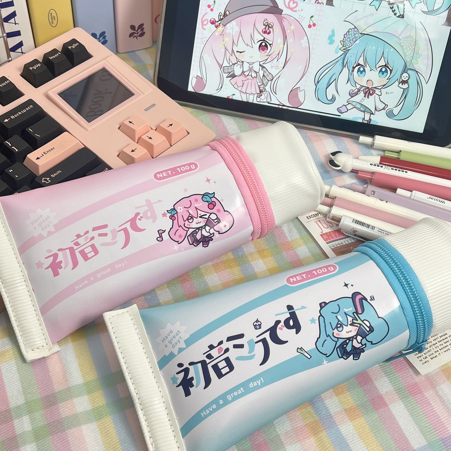 Hatsune Miku Simulation Toothp – обзор и цена Pencil Case Large