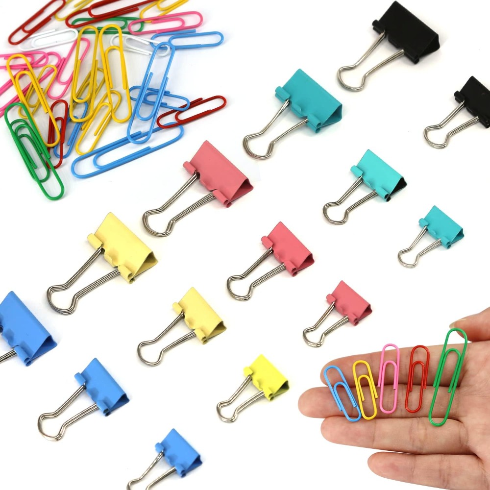 340PCS Colorful Paper Clips &  – обзор и цена Binder Clip Assorted