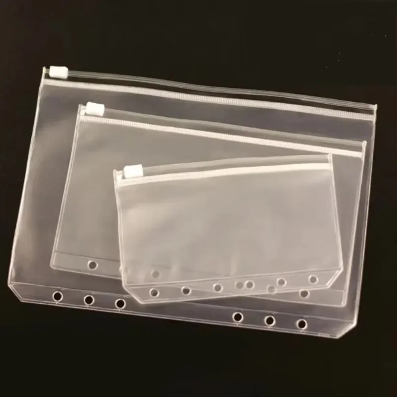 10Pcs Transparent PVC Zipper B – обзор и цена Portfolio Folder Zip