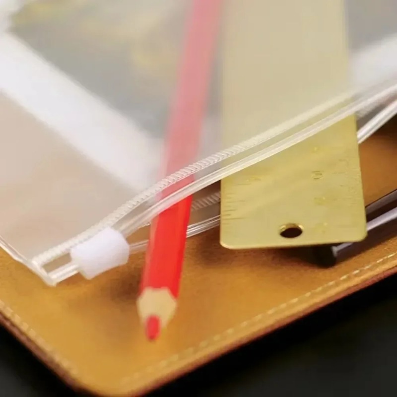 10Pcs Transparent PVC Zipper B – обзор и цена Portfolio Folder Zip