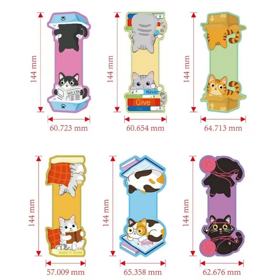 1set Creative Cat Pattern Magn – обзор и цена Bookmark Magnetic Clip