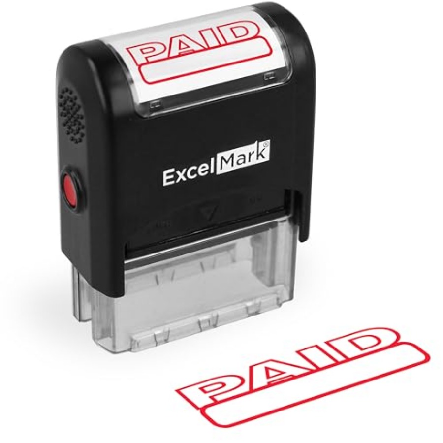Self Inking Rubber Stamp - Red – обзор и цена Self Inking Stamp