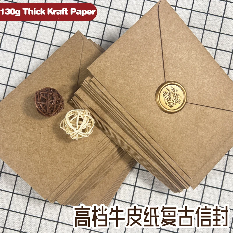 50pcs Kraft Brown Paper Envelo – обзор и цена Letter Envelope Kraft