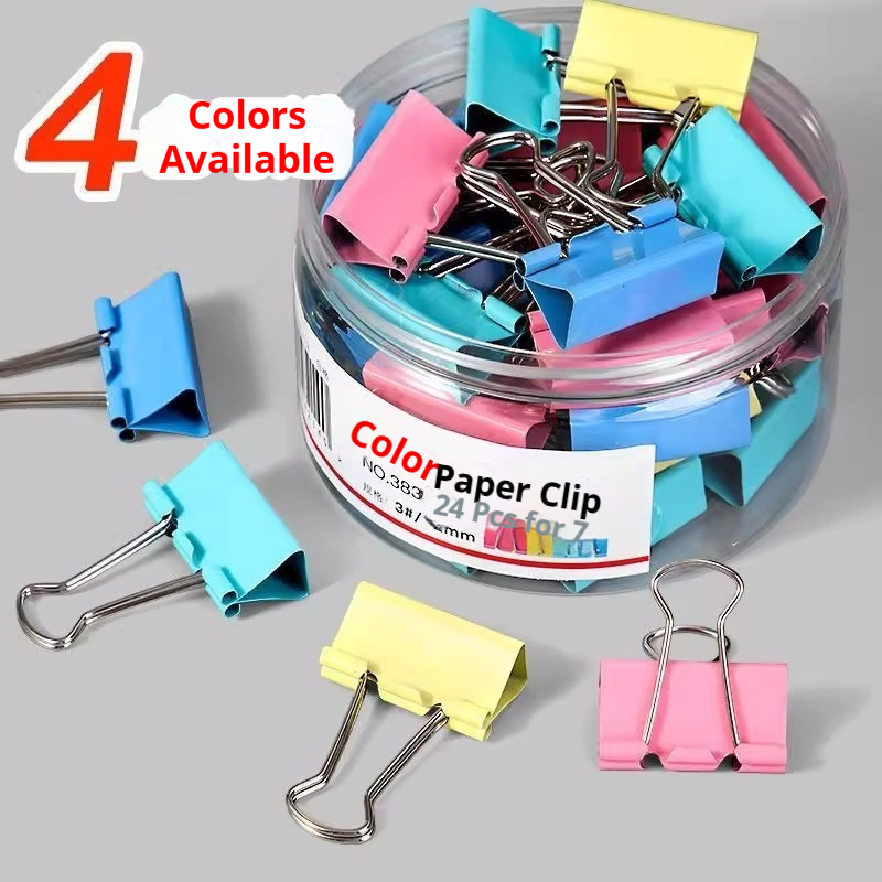 Colored Binder Clips Mixed Col – обзор и цена Binder Clip Assorted