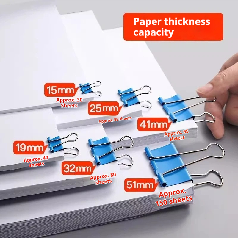 Colored Binder Clips Mixed Col – обзор и цена Binder Clip Assorted